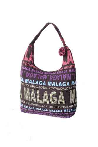 Bolso Gondola Malaga multicolor morada-fuxia