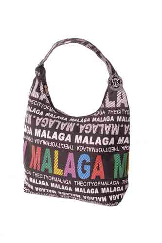 Bolso Gondola Malaga negro multicolor